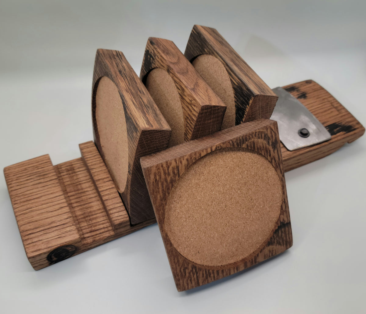 Whiskey Barrel Stave Coasters Set – Mystic Barrels