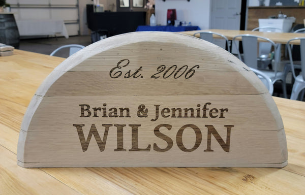 Pre-Buy Personalized Family Name Shelf Sitter