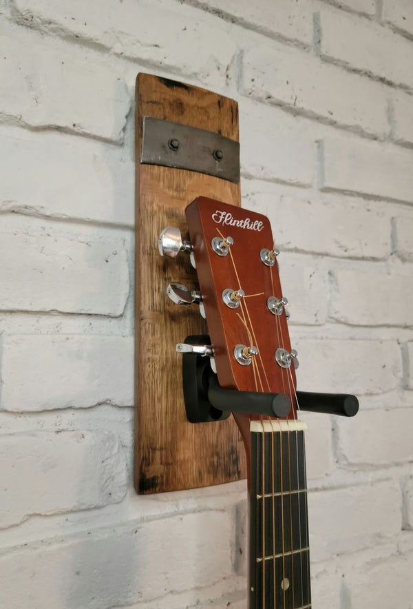 Bourbon Barrel Stave Guitar Hanger